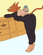 artist:kaboozey dave_spiegel fluffers futurama zeigram_(colors) // 491x629 // 79KB