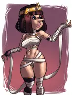 artist:ph capcom cleopatra cosplay menat street_fighter the_adventures_of_asterix // 853x1124 // 219KB