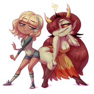 artist:noonun hekapoo jackie_lynn_thomas star_vs._the_forces_of_evil // 1000x1000 // 652KB