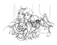 artist:geers boobies cosplay guardians_of_the_galaxy mantis marvel phyla-vell rocket_raccoon space_dandy star-lord // 1500x1180 // 462KB