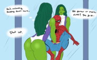 handjob marvel peter_parker she-hulk spider-man // 1280x800 // 535KB