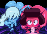 artist:yev-san femdom menage_a_3 nude ruby sapphire steven_universe // 1523x1124 // 81KB