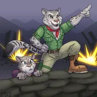 artist:icantbelieveitsnotheresy bojack_horseman crossovers disney leopard_newscaster sebastian_st._clair zootopia // 1400x1400 // 599KB