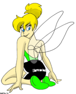 artist:dustovel disney peter_pan_(series) tinker_bell // 1210x1503 // 456KB