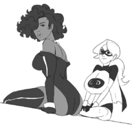 coc artist:necrolepsy audrey_page bounce crossovers golden_girl roberta_long the_developing_adventures_of_golden_girl // 851x825 // 153KB