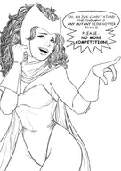 artist:hawkgirl cosplay marvel rogue scarlet_witch x-men // 1860x2631 // 1.0MB