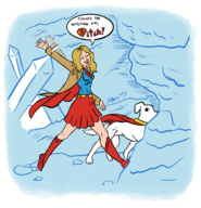 dc kara_zor-el krypto supergirl // 3018x3135 // 3.0MB