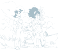 artist:pennc body_bags crossovers dark_horse eva_wei molly oban_star-racers panda_delgado // 987x830 // 216KB