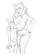 black_cat black_kitten linda_turner // 850x1100 // 112KB