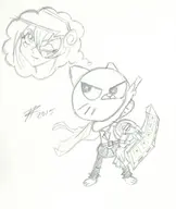 artist:robren cosplay gumball_watterson the_amazing_world_of_gumball yu-gi-oh // 835x989 // 122KB