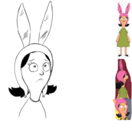 artist:smeet bob's_burgers louise_belcher // 3200x3200 // 1.9MB