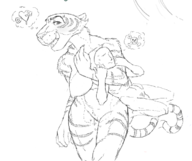 anonymous artist:kaboozey disney nude rule_63 shere_khan the_jungle_book // 684x573 // 67KB