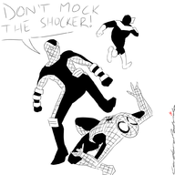 artist:cerebropodrido boomerang marvel parody peter_parker shocker spider-man wolfenstein // 1000x1000 // 223KB