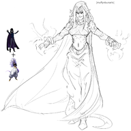 android_21 artist:muffynbunarts dc dragon_ball fusion raven teen_titans // 1500x1500 // 477KB