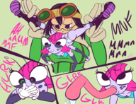 artist:nf comics froppy maggie_pesky my_hero_academia the_buzz_on_maggie tsuyu_asui // 1920x1470 // 1.1MB