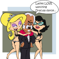 dracula eleanor_butterbean eris the_grim_adventures_of_billy_&_mandy // 1155x1152 // 418KB