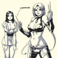 cosplay crossovers laura_kinney marvel naruto tsunade x-23 x-men // 1762x1773 // 383KB