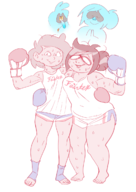 amphibia artist:chickpea crossovers mrs._boonchuy scratch sharon_mcgee the_ghost_and_molly_mcgee // 848x1200 // 310KB