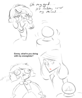 angela_delaire artist:arty-platypi emmy emmy_the_robot // 793x943 // 163KB