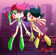 cosplay dirty_pair jaylyn kei laweakun maylyn powerpuff_girls yuri // 1074x1063 // 625KB