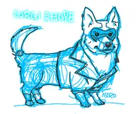coc blue_lantern dc hope_corgi lantern_corps // 1224x1028 // 876KB