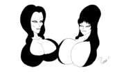 addams_family crossovers elvira elvira_mistress_of_the_dark morticia_addams natas // 3840x2160 // 357KB