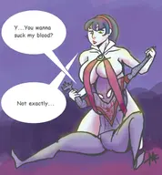 cosplay crossovers dynamite marvel mc miles_morales ultimate_spider-man ultimate_universe vampirella // 579x624 // 80KB