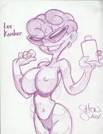 artist:king-cheetah ed_edd_n_eddy kanker_sisters lee_kanker topless // 850x1100 // 230KB
