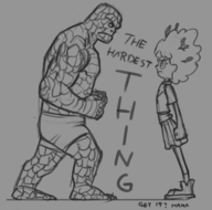 amphibia anne_boonchuy artist:carl ben_grimm crossovers marvel thing // 625x620 // 163KB