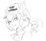 artist:dbaru caturday crossdressing crossovers felix_argyle marco_diaz re:zero star_vs._the_forces_of_evil // 1035x927 // 237KB