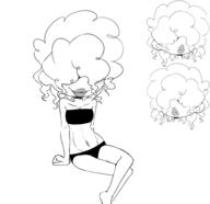 artist:smeet lucy_loud race_swap the_loud_house // 3300x3200 // 1.4MB