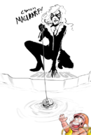 artist:hpkomic black_cat cosplay crossovers magikarp marvel pokemon steven_quartz_universe steven_universe // 546x806 // 164KB