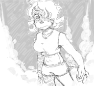 artist:akunim ash fusion latchkey_kingdom nikol_mimagi parody rosaline_lanistark rose svana_blackheart // 938x855 // 233KB