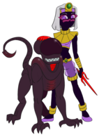 alien artist:spacechoochoo crossovers duck_dodgers_in_the_24th_and_12_century looney_tunes queen_tyr'ahnee xenomorph // 711x960 // 298KB