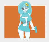 artist:van body_bags cosplay dark_horse jenny_wakeman my_life_as_a_teenage_robot panda_delgado xj-9 // 945x800 // 106KB