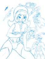 alice_(superjail) artist:liquidmark-alpha bridget capcom claire_augustus crossovers final_fight guilty_gear guy_hamdon parody poison questionable_content shezow street_fighter superjail wip // 1275x1650 // 869KB