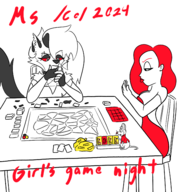 artist:halfdime crossovers helluva_boss jessica_rabbit loona mrs._brisby ms._co_2024 the_secret_of_nimh who_framed_roger_rabbit // 2400x2400 // 1.3MB