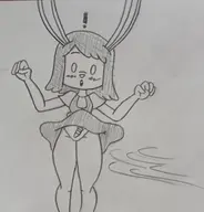 artist:billyfutureboy elinor_rabbit elinor_wonders_why // 2256x2360 // 2.1MB