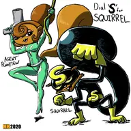 agent_honeydew artist:hentaiboy cosplay dexter's_laboratory dial_m_for_monkey monkey penny_the_squirrel secret_squirrel // 1024x1024 // 242KB