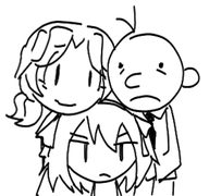 crossovers diary_of_a_wimpy_kid dork_diaries greg_heffley haruhi_suzumiya haruhi_suzumiya_(series) nikki_maxwell // 351x329 // 56KB