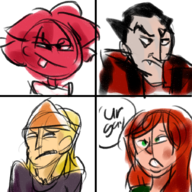 artist:tapioca bello crossovers dc dracula jean_grey jelly_jamm marvel rock total_drama x-men // 900x900 // 1.1MB