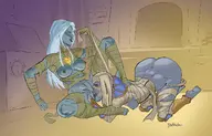 ana_amari artist:sketchatron crossovers cunnilingus mummies_alive nefer-tina nude overwatch // 1400x897 // 130KB