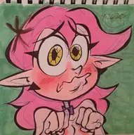 amity_blight artist:smoke the_owl_house topless // 2194x2206 // 930KB