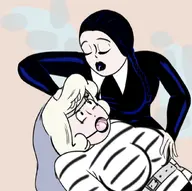 addams_family pugsley_addams rule_63 wednesday_addams // 1039x1031 // 267KB