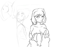 artist:grouchybadger avatar:_the_last_airbender bolin opal_bei_fong the_legend_of_korra wip // 1015x822 // 183KB