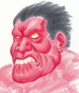 artist:hatebit marvel red_hulk thunderbolt_ross // 1272x1500 // 3.0MB