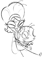 artist:arty-platypi frieda_pesky maggie_pesky the_buzz_on_maggie // 984x1342 // 441KB